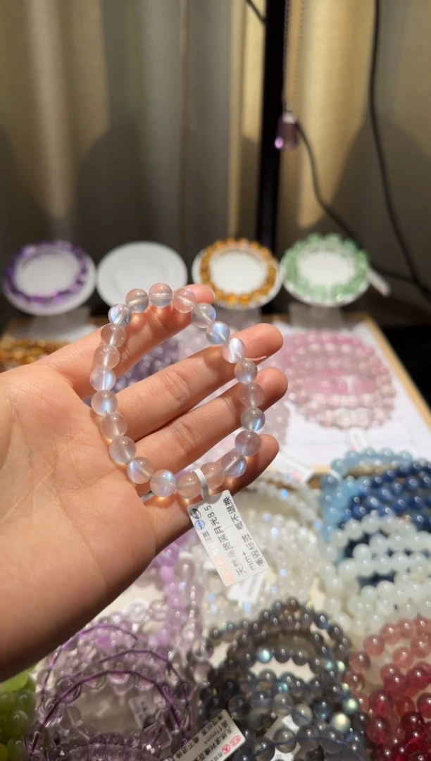 【闪购商品】月光石手串未镶嵌蓝月光8mm+