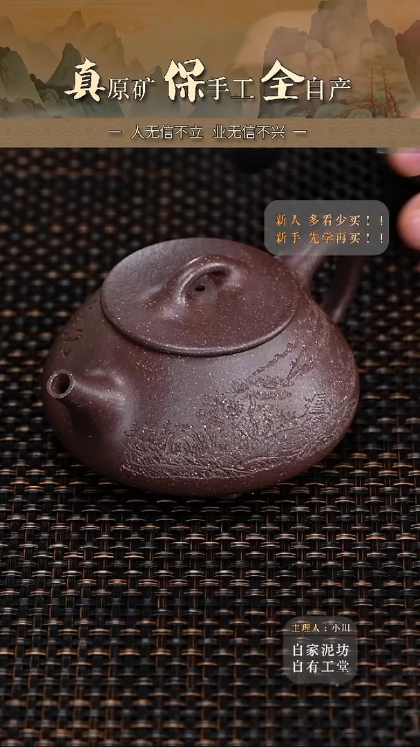 茶壶紫砂沙皮青平盖石瓢