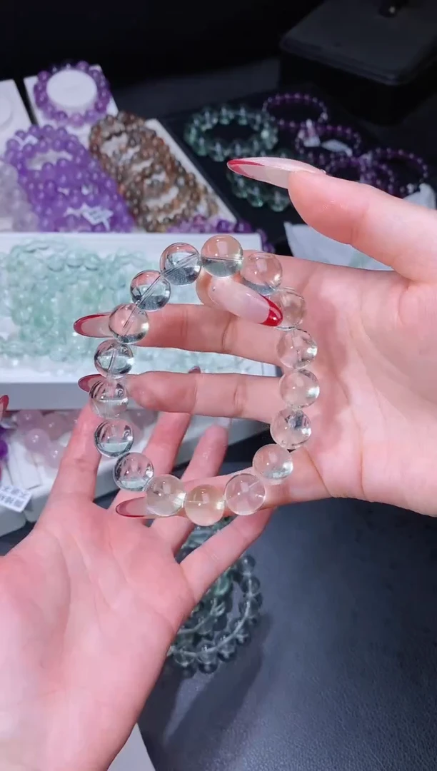 【闪购商品】萤石手链未镶嵌215.6绿萤石手串 多样性发其一