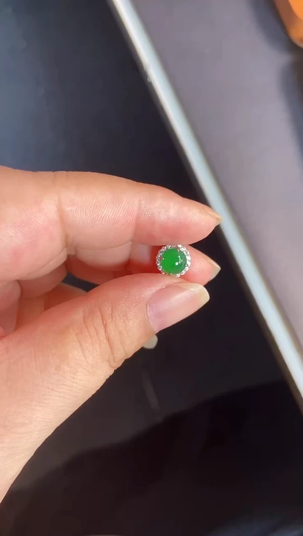 吊坠(不含链)银S925镶嵌翡翠1