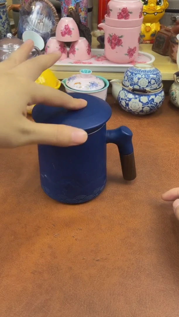 陶瓷茶具摆件旅行套组