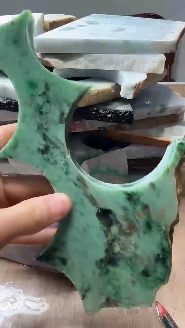 裸石翡翠天然翡翠A货花368