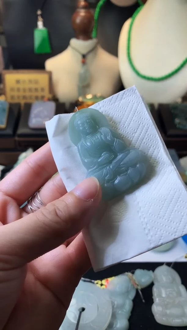 未镶嵌定制翡翠麦**桐毛货不退不换