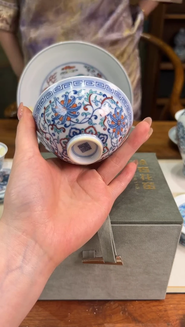 瓷片 涂杏花