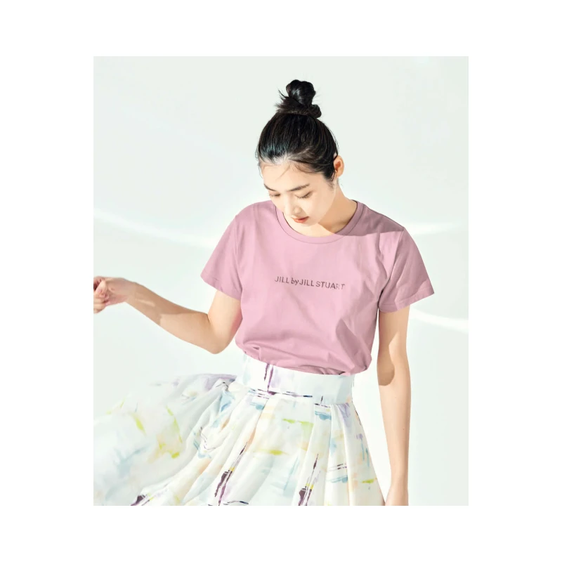 【Montendre】夏季 J 圆领百搭LOGO设计休闲风时尚休闲气质正肩短袖