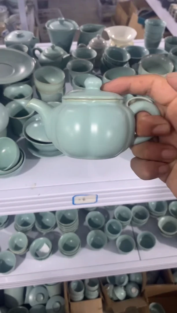 【清！一件不留】汝窑、茶壶盖碗茶杯主人杯微矿点
