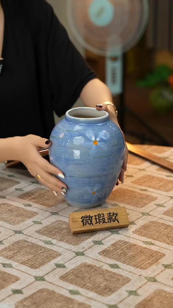 景德镇手工陶瓷花器【微瑕介意勿拍】