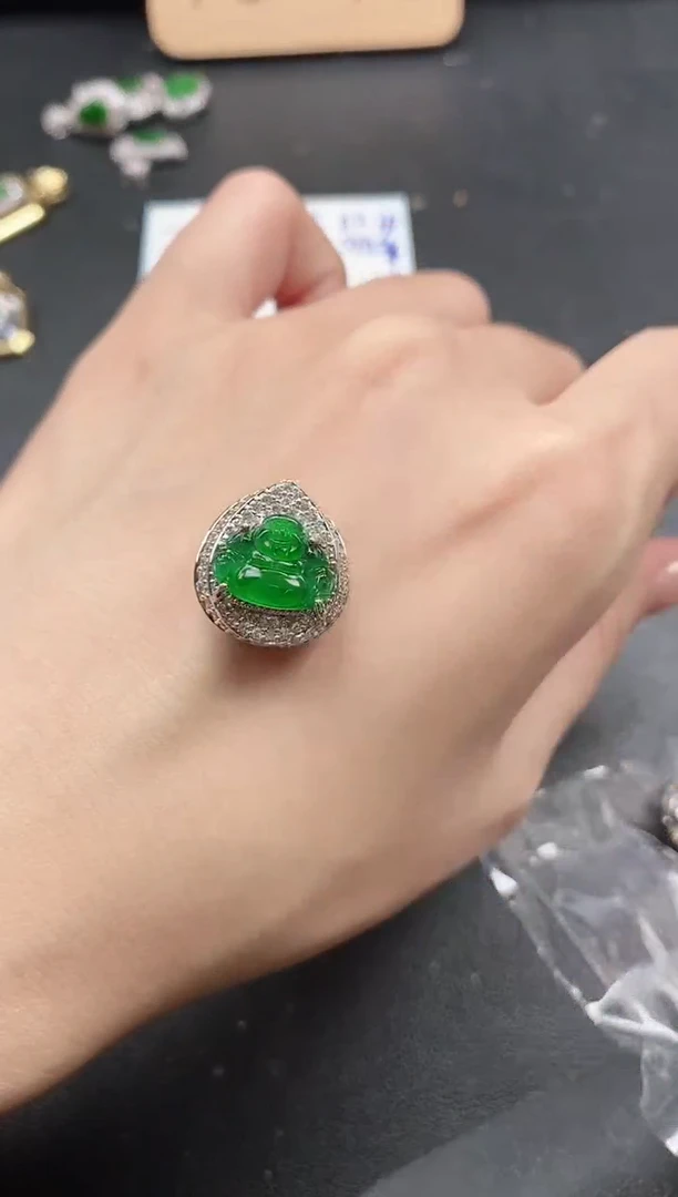 未镶嵌戒指翡翠5151-10