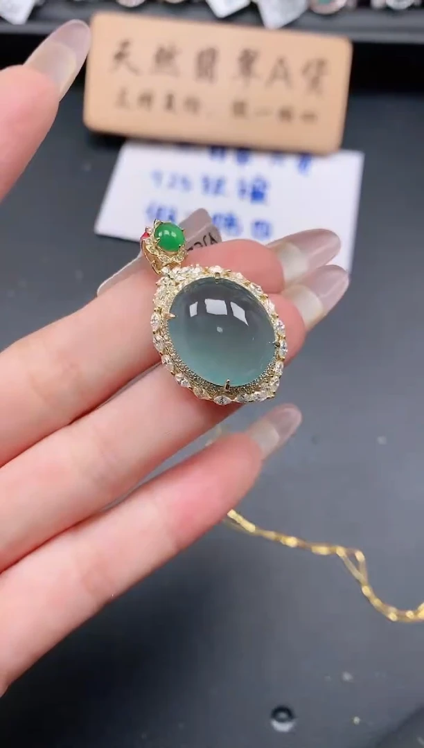银S925镶嵌戒指翡翠1111