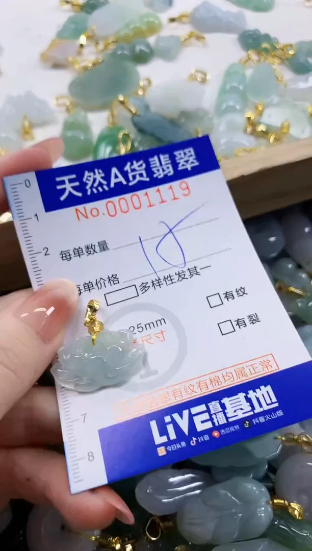 颈饰未镶嵌翡翠天然A货翡翠