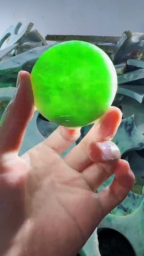 裸石翡翠缅甸翡翠A货文676