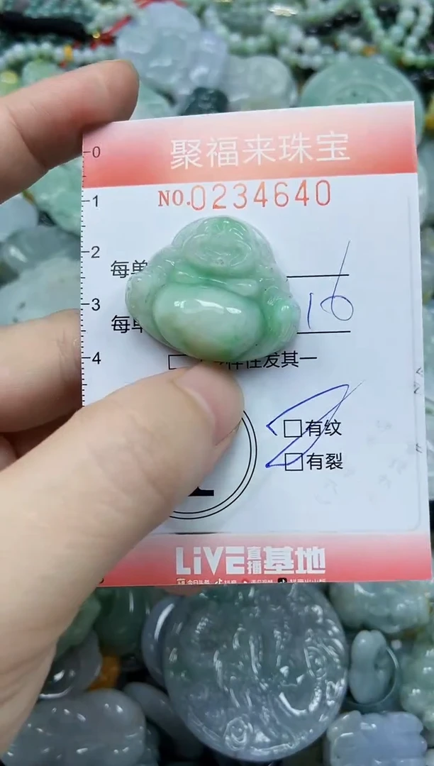 未镶嵌挂件翡翠闪购0234640
