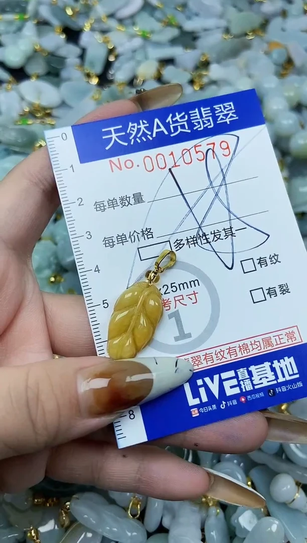 【闪购商品】翡翠颈饰未镶嵌天然A货翡翠