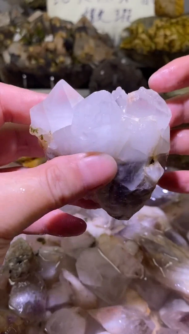 未镶嵌珠宝半成品水晶68号四川美姑超七花园水晶