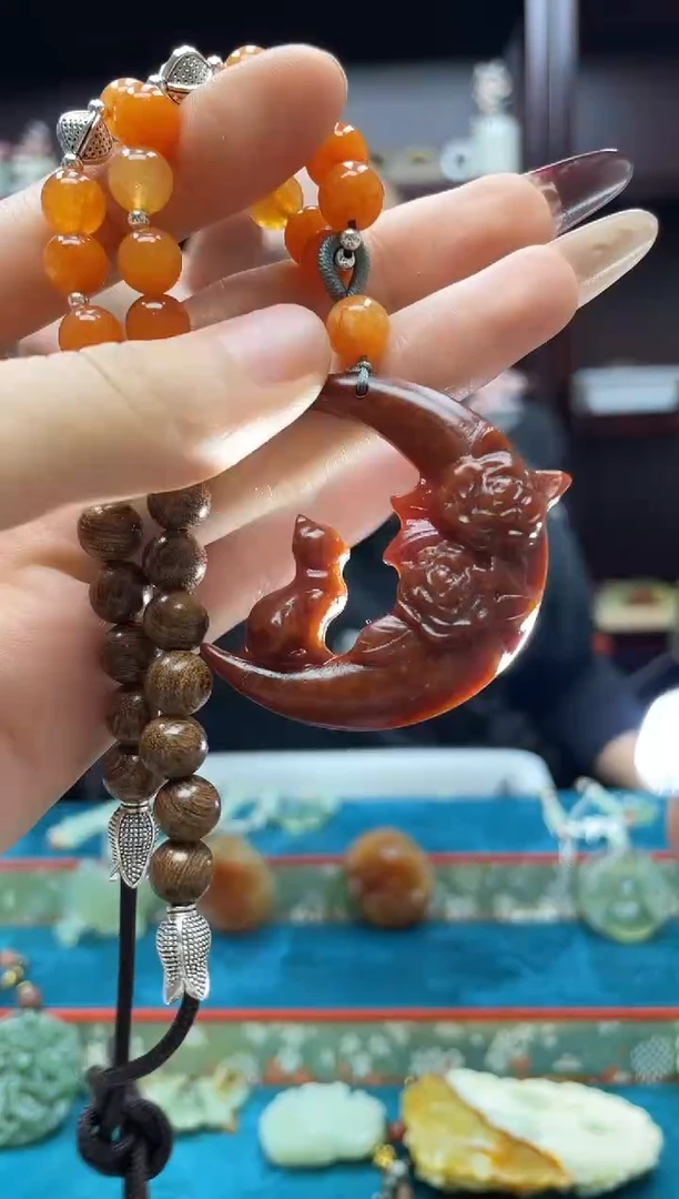 未镶嵌岫玉吊坠·多样性发货*拍一发一