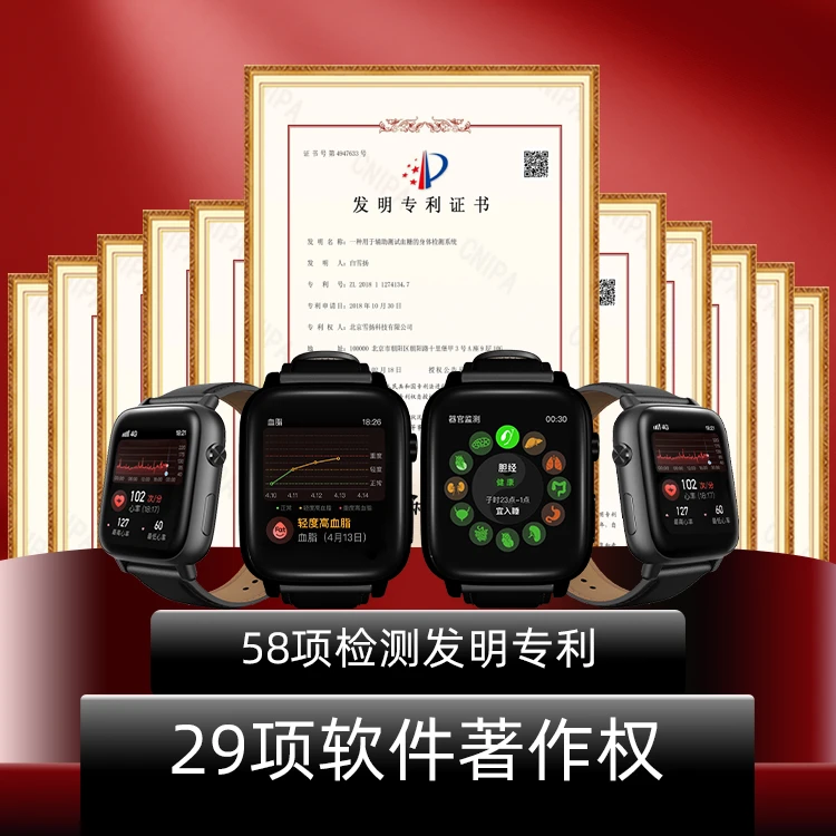 【至尊完美家庭套餐4块手表】安顿4APro尊享款智能血氧监测健康监测