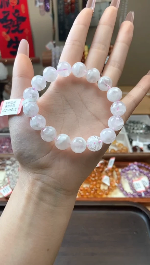 【闪购商品】水晶手串未镶嵌雪花幽灵12m