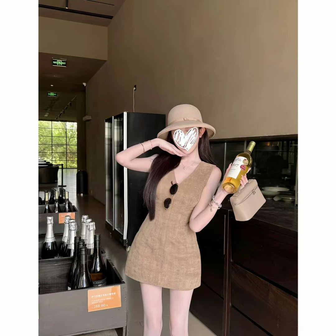 【高智lady】时尚气质无袖连衣裙