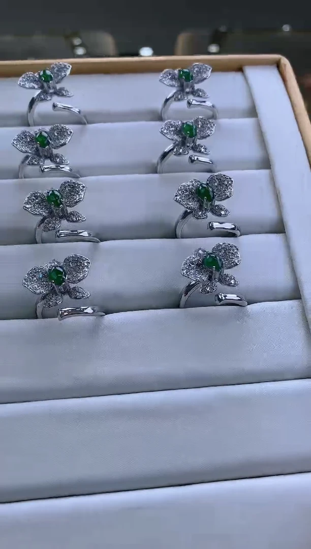 颈饰未镶嵌翡翠天然翡翠（多样性拍一发一)