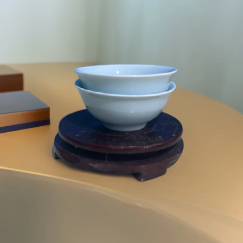 景德镇陶瓷影青釉4寸小茶碗 拍一发二