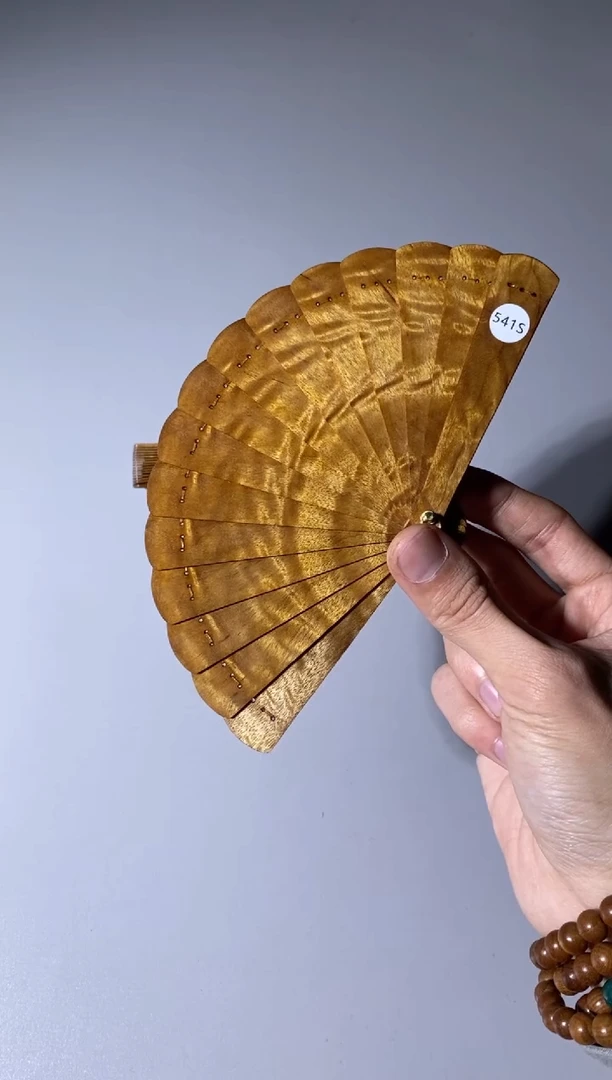 【闪购商品】金丝楠541号10cm金丝楠迷你扇