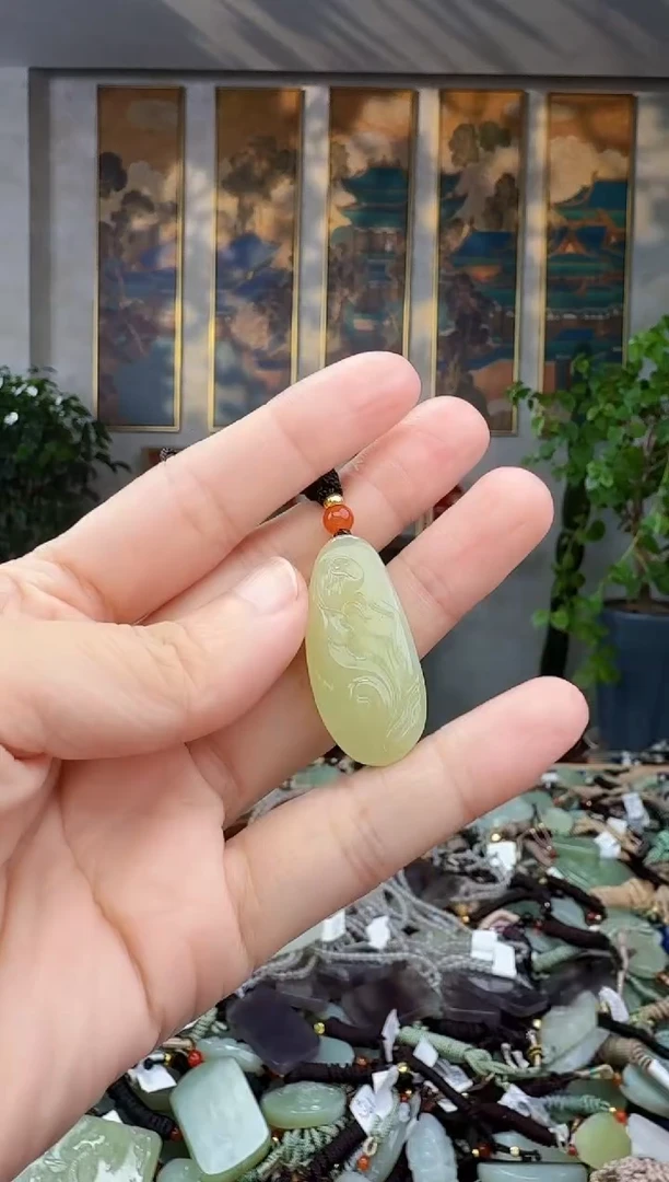未镶嵌和田玉挂件拍一发一