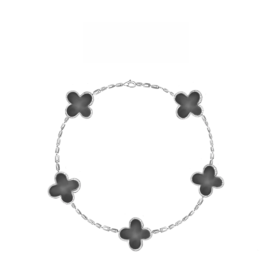 iosn 合金仿珍珠手链 【经典五花手链】