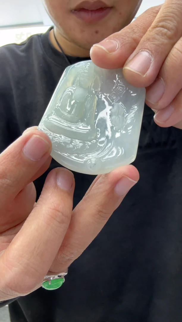 【闪购商品】翡翠颈饰未镶嵌天然翡翠A货孤品一件