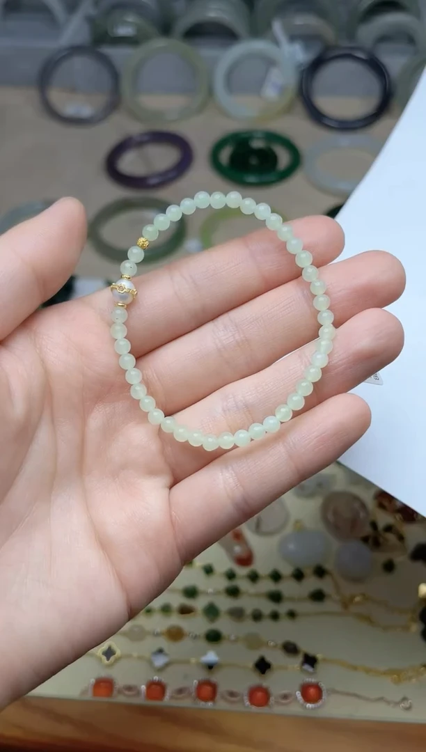 【闪购商品】和田玉手串未镶嵌手串kk