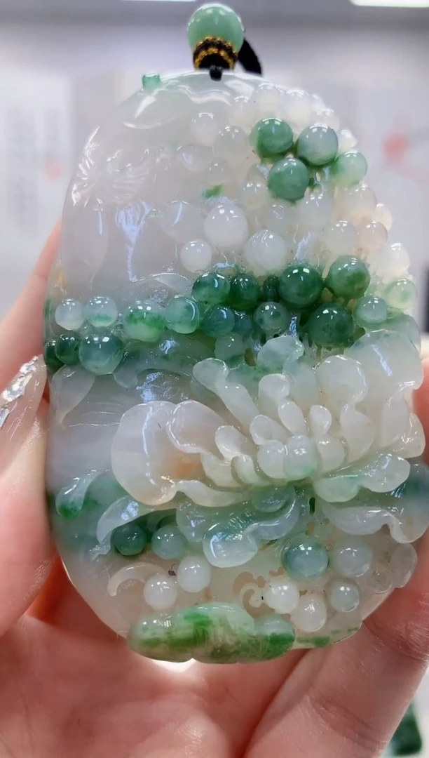 未镶嵌定制翡翠4829jw-毛货挂件83
