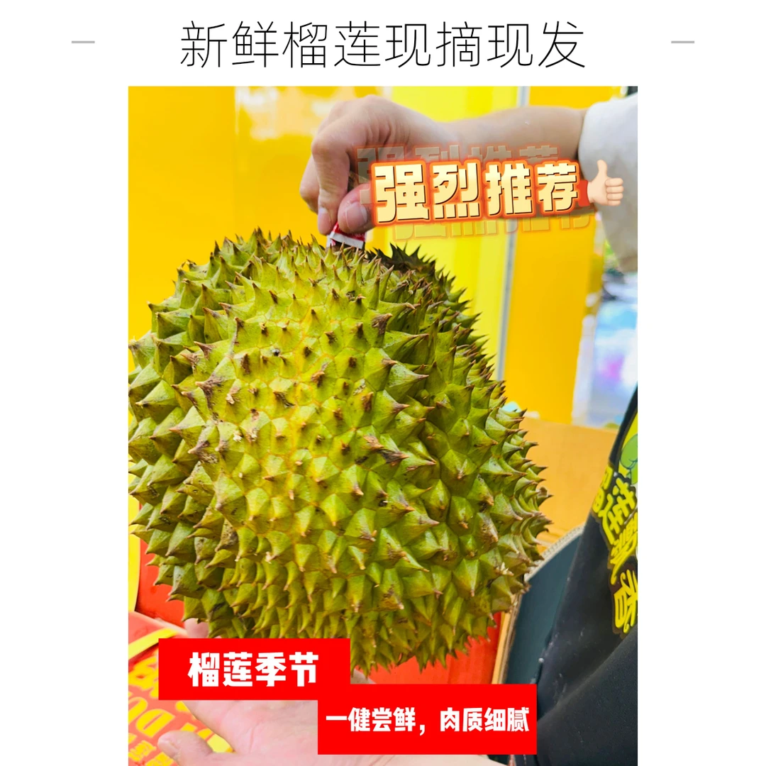 一物一重（整果)核小精品~新鲜泰国金枕老树果5斤至6斤左右~超出补差价金枕泰国