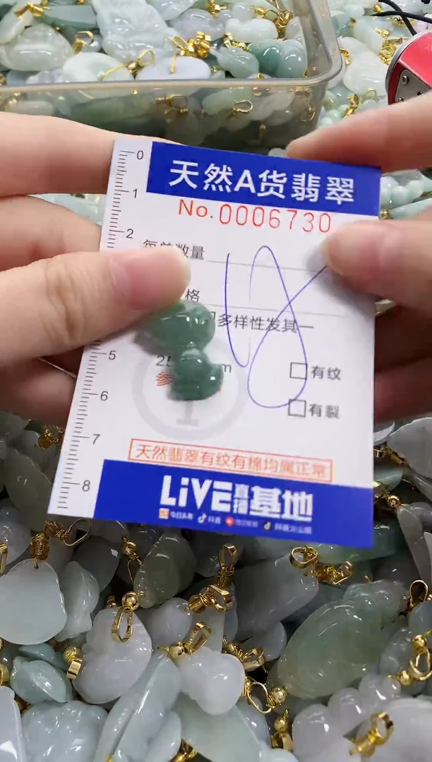 颈饰未镶嵌翡翠天然A货翡翠