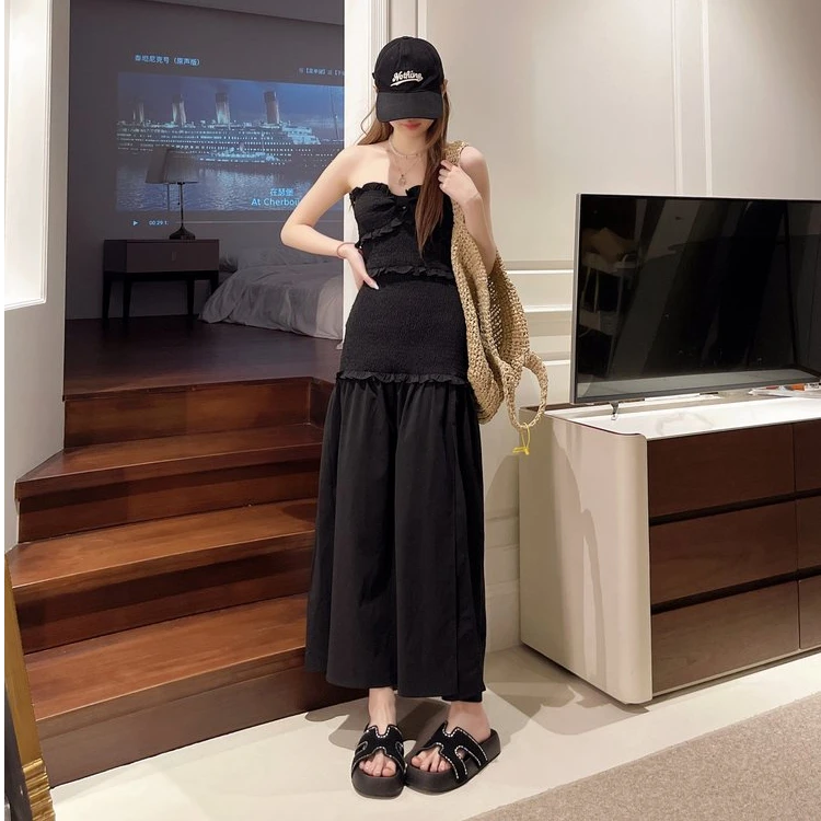 2025夏季新款平底拖鞋女外穿交叉露趾一字拖软底布面休闲凉拖