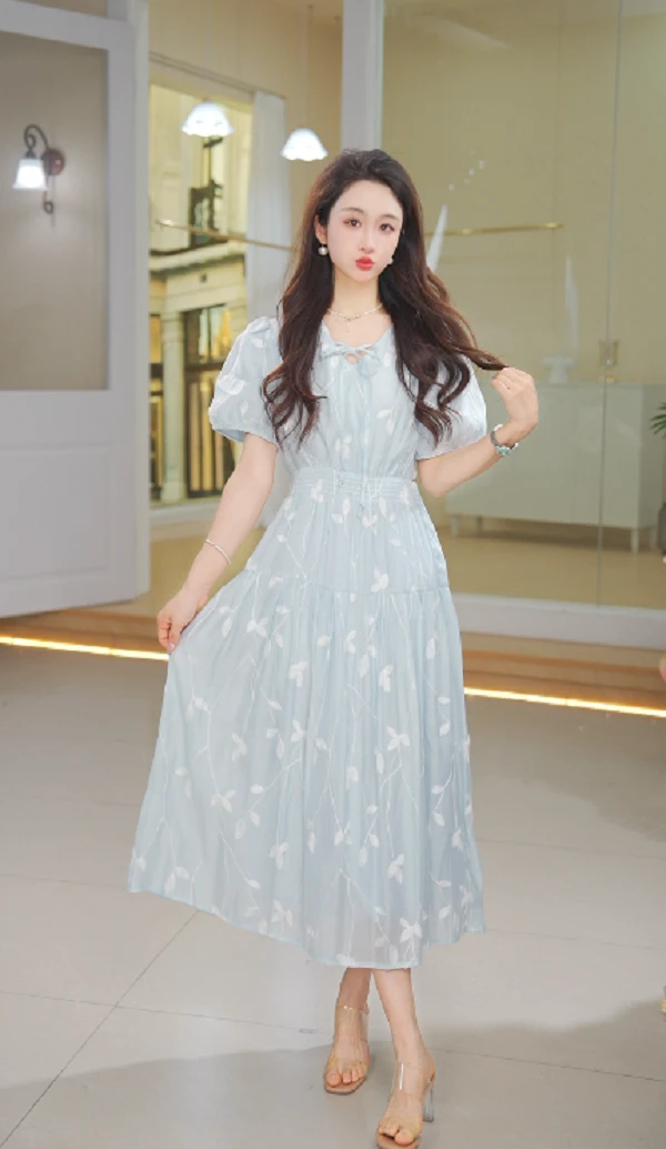 苏醒的乐园气质夏季连衣裙SXL251982025新款爆款洋气温婉大方衣服