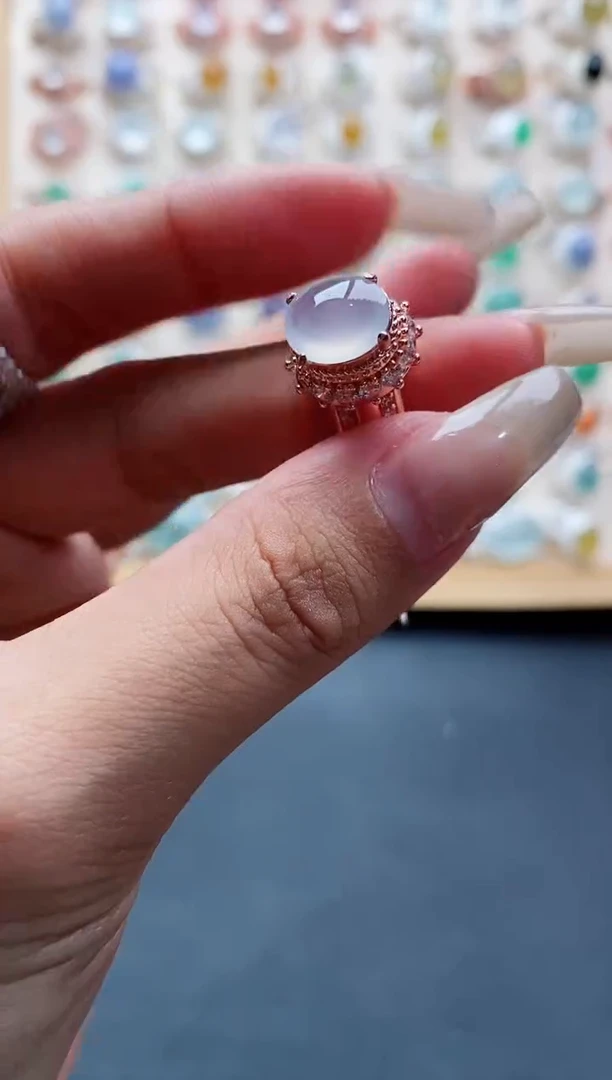 未镶嵌戒指翡翠天然缅甸翡翠A货333 1-1