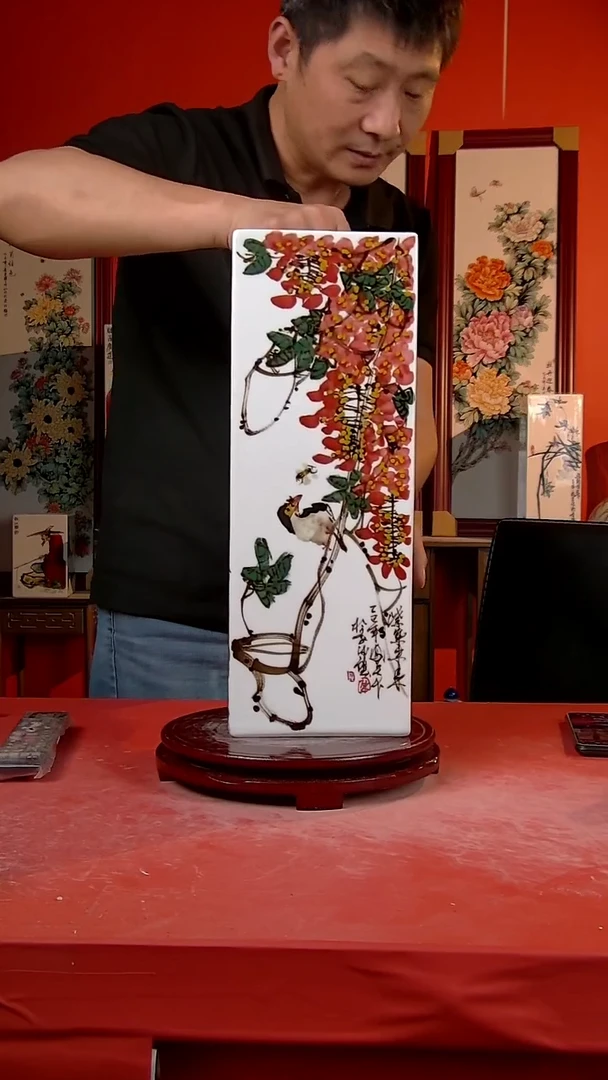 摆件景德镇陶瓷 手工手绘23