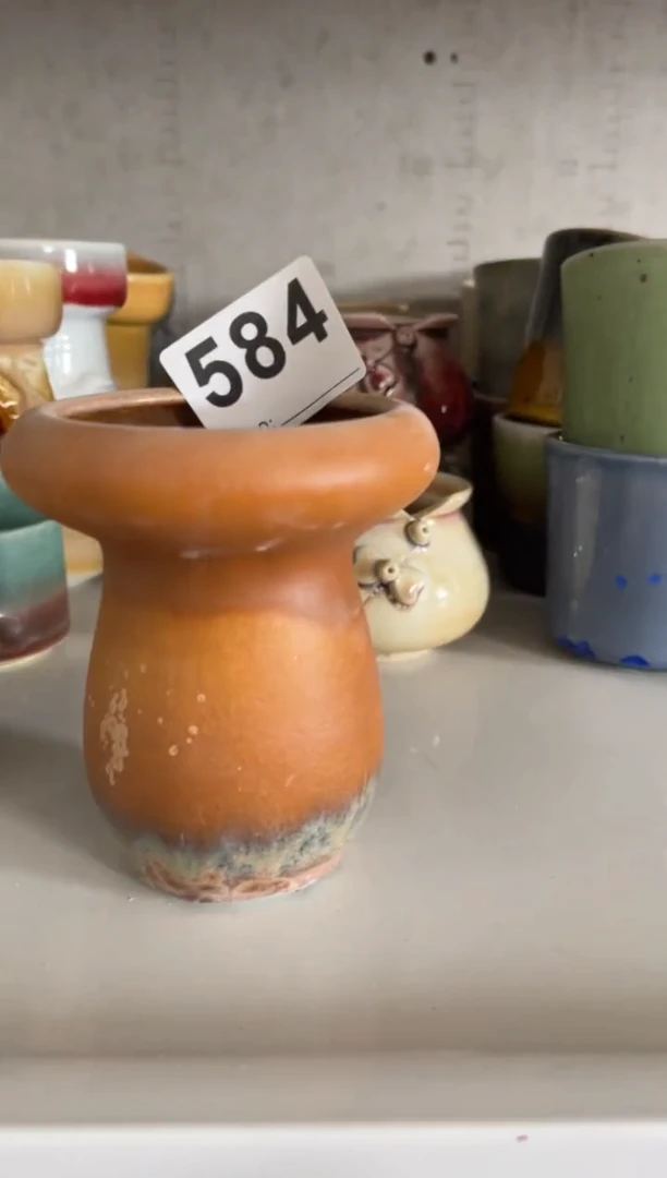 【闪购商品】摆件584微瑕知木小芳花盆