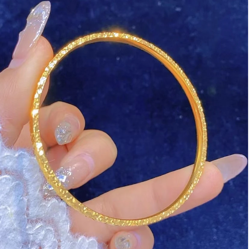 高高定手镯 三面极光碎冰手镯