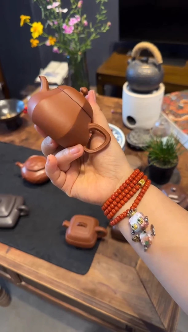 茶壶紫砂金玉满堂