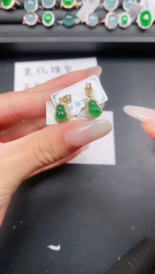 翡翠戒指银S925镶嵌11111