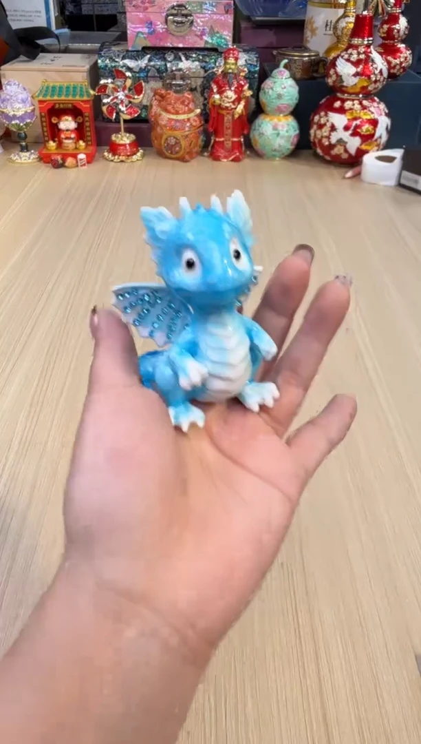 204七宝蓝色飞龙