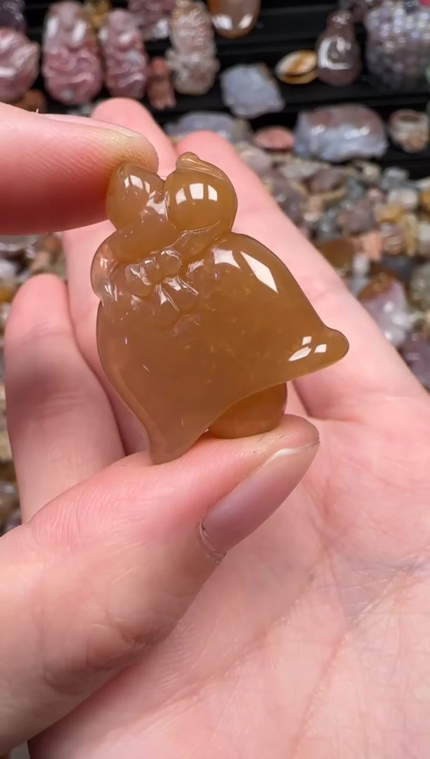 颈饰未镶嵌硅化珊瑚（珊瑚玉）442