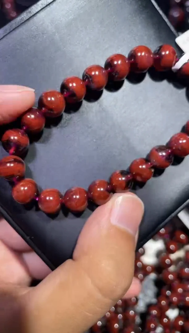 【闪购商品】水晶手链未镶嵌红极光单圈A9（多样性发其一）