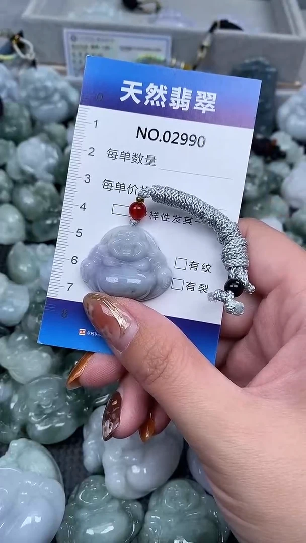 颈饰未镶嵌翡翠纯天然A货翡翠2990