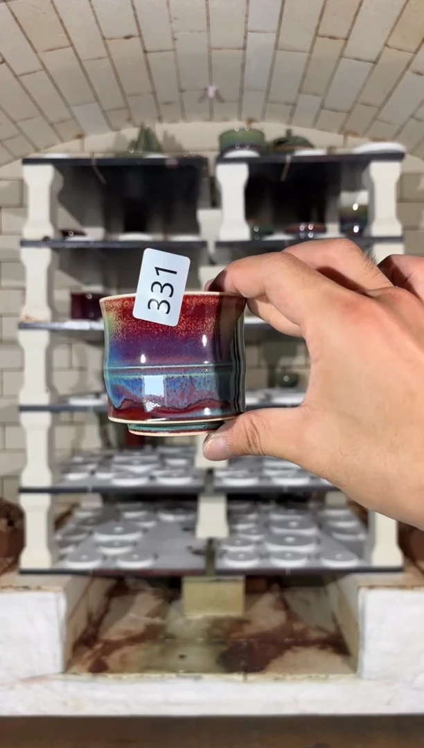 摆件精品窑变钧瓷茶器