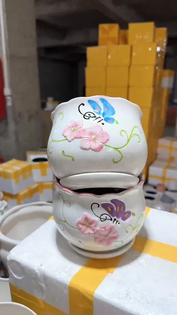 高温陶瓷花盆+Q102