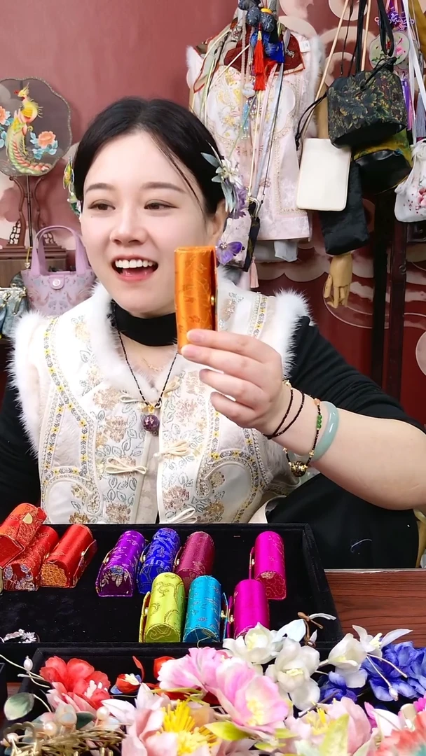 纯铜合金琉璃非遗绒花好美