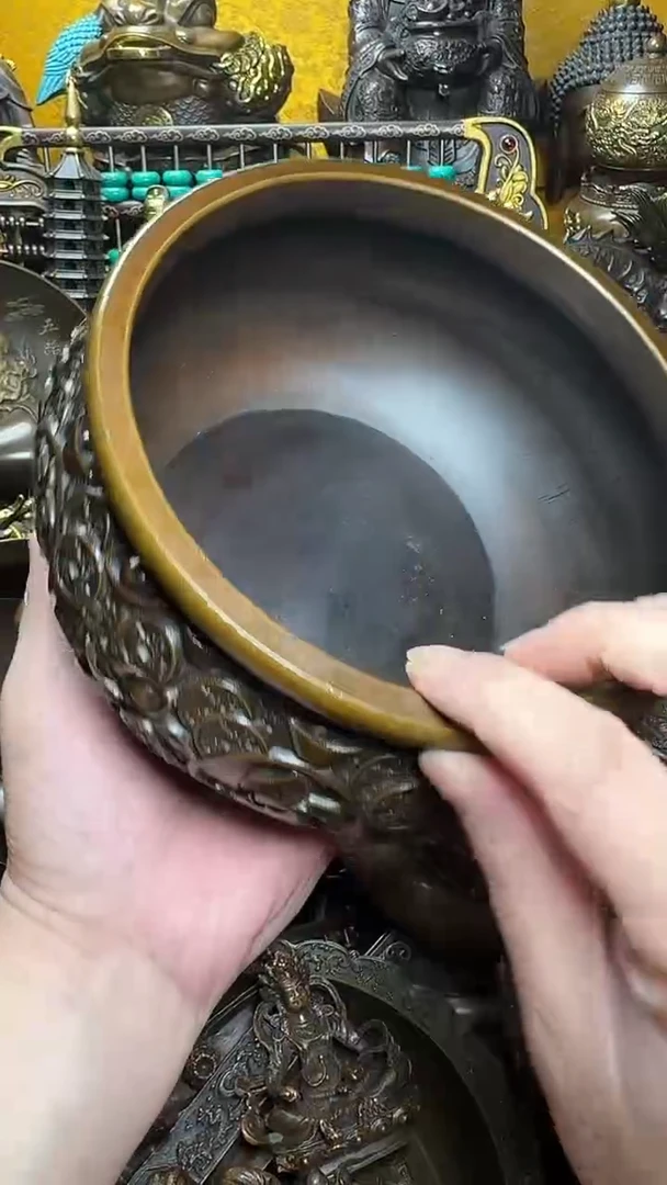 铜器摆件收收藏藏