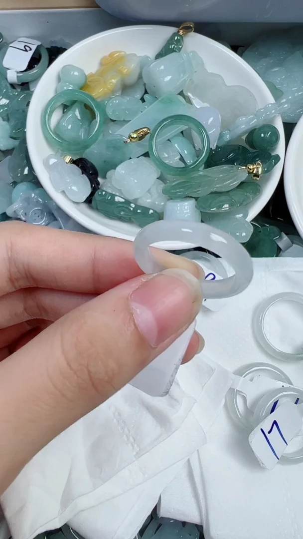 散珠翡翠小*.881号链接，A货翡翠17