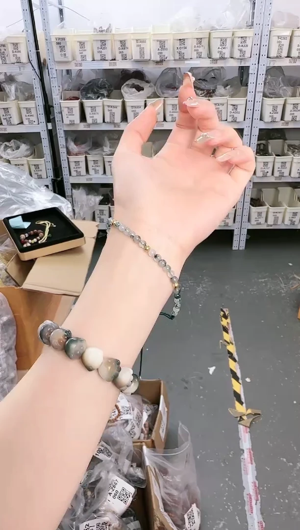 玛瑙/玉髓手链合金A-Z653045